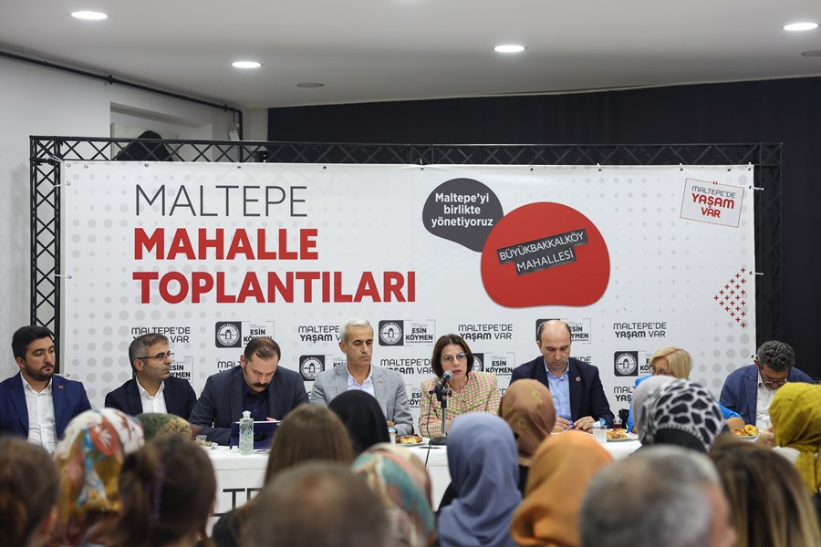 Maltepe’de “mahalle toplantıları” başladı