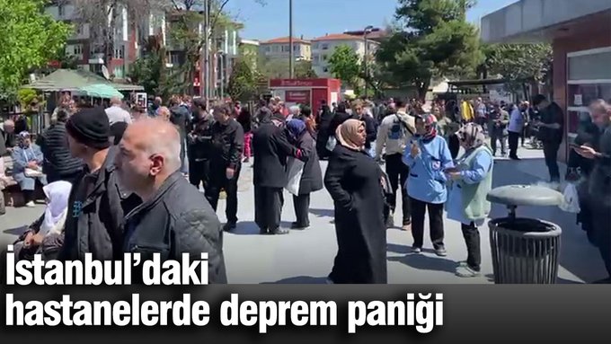 Hastanelerde Deprem Paniği