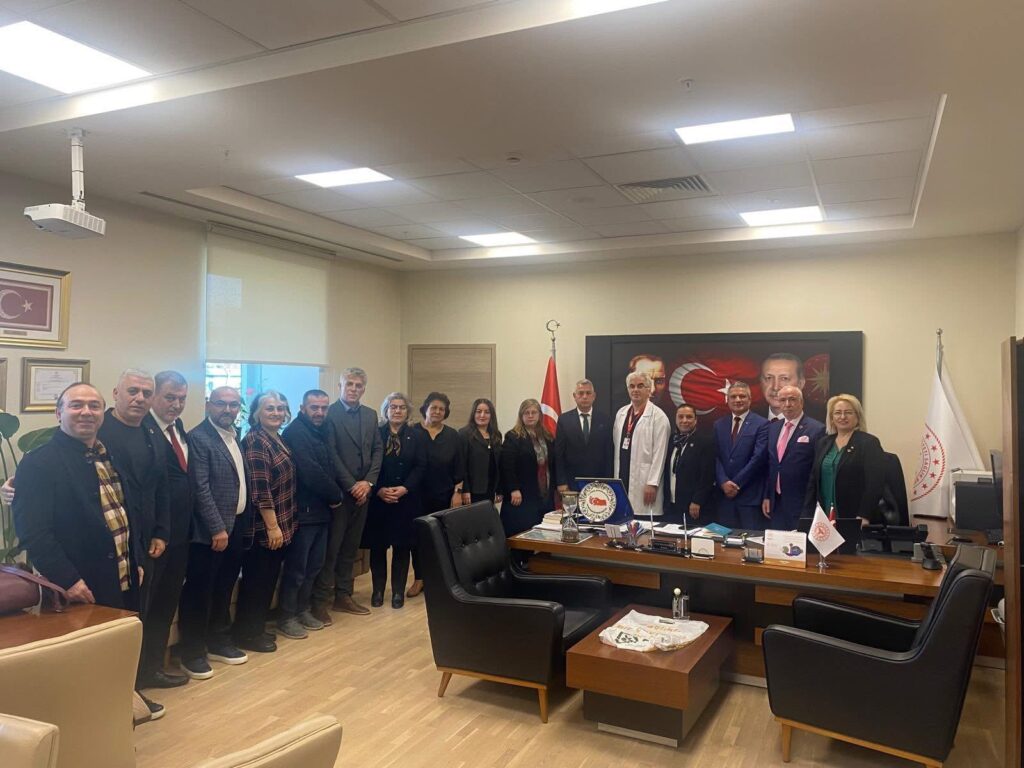 Kartal Muhtarları, Dr. Lütfi Kırdar Şehir Hastanesi Başhekimi Prof. Dr. Hasan Fehmi Küçük’ü Ziyaret Etti