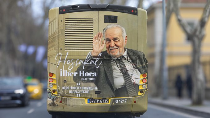 İlber Ortaylı için İETT’den özel saygı otobüsü