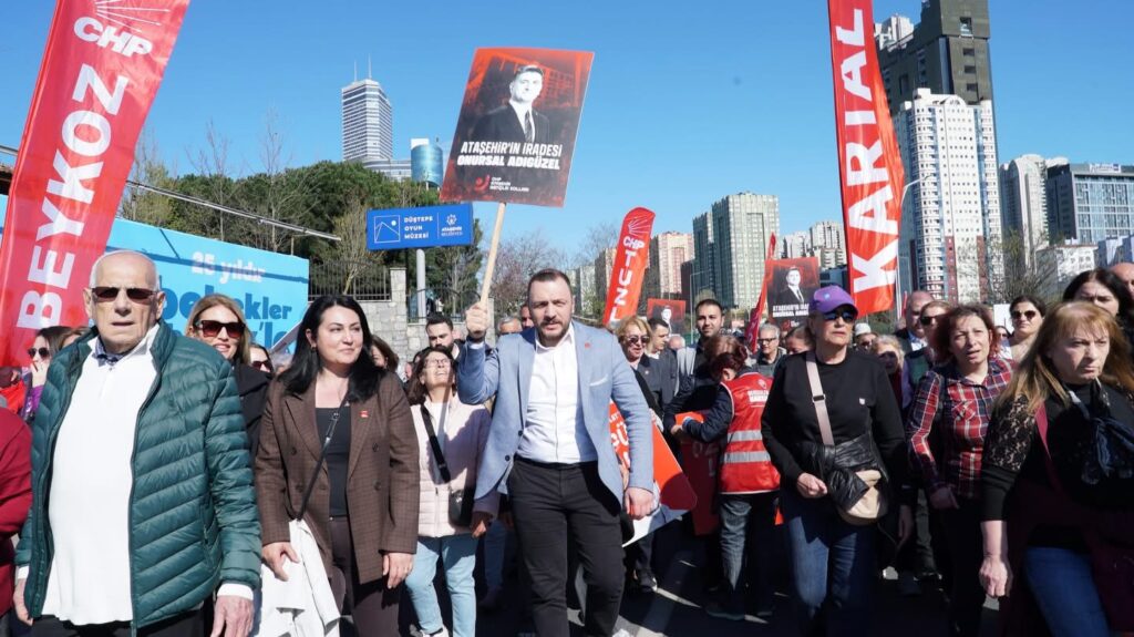 Kartal CHP’den Ataşehir’de Protestoya Destek
