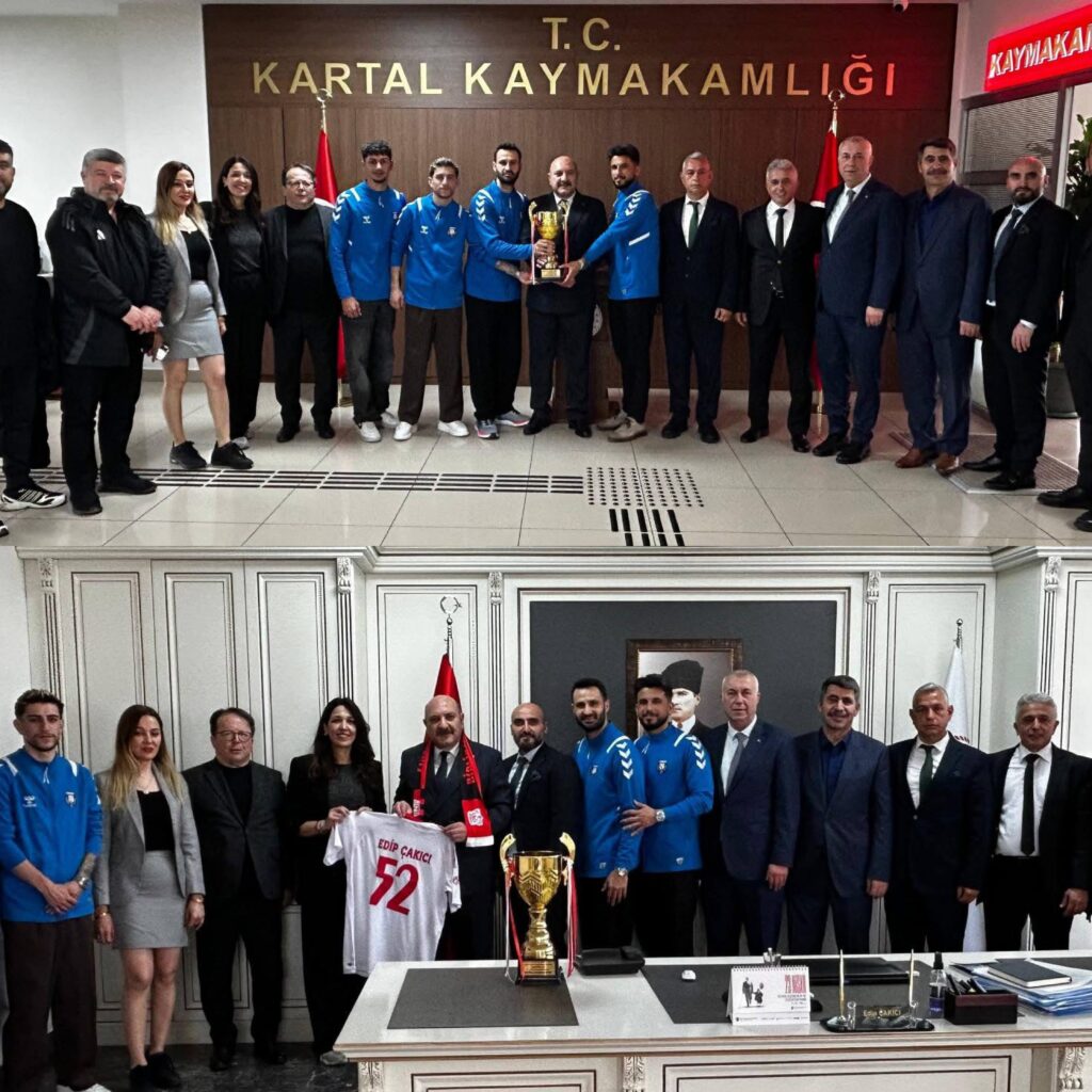 “Şampiyon Cevizli Anadolu Spor’dan Kaymakam Çakıcı’ya Ziyaret”