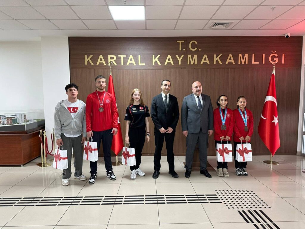 Milli Sporculardan Kaymakam Edip Çakıcı’ya Ziyaret
