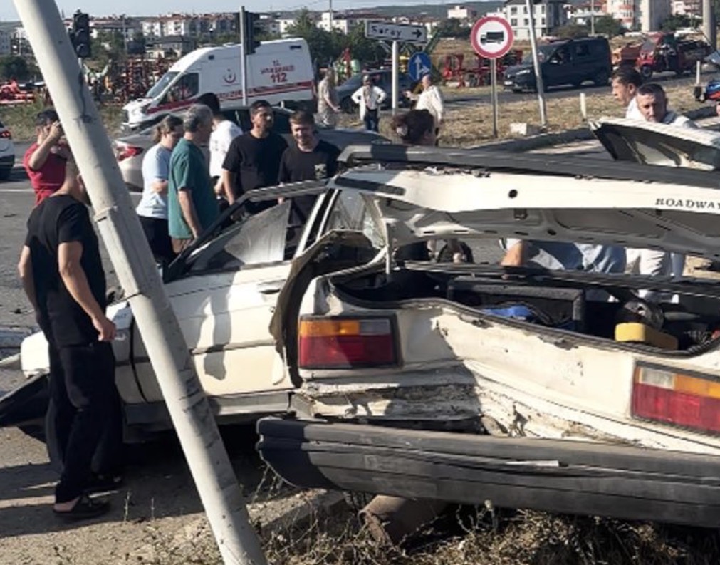 Tekirdağ’da Trafik Kazası