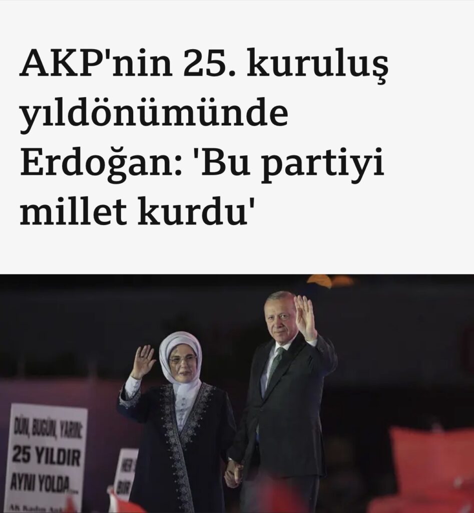 Ak Parti 25. Kuruluş Yılını Kutladı